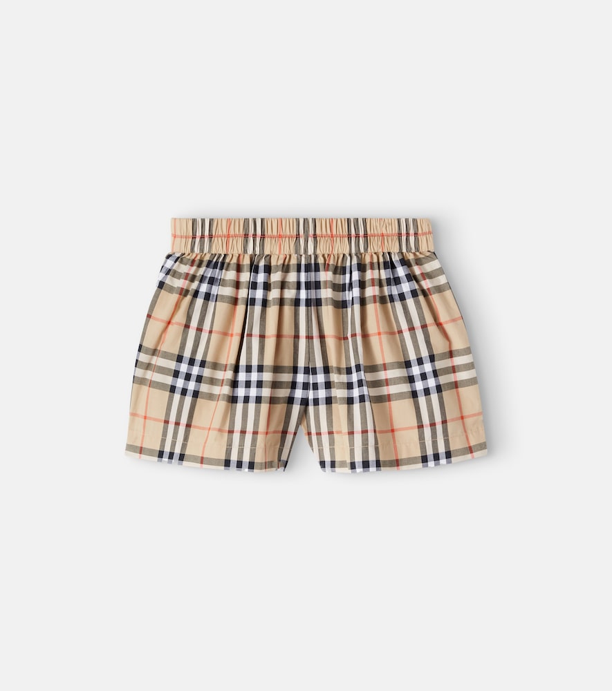 Burberry Check cotton shorts