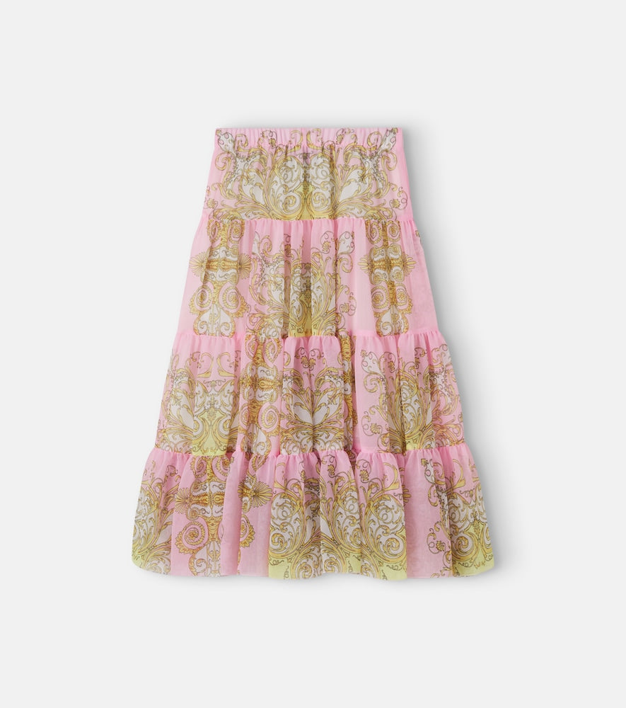 Barocco tiered skirt