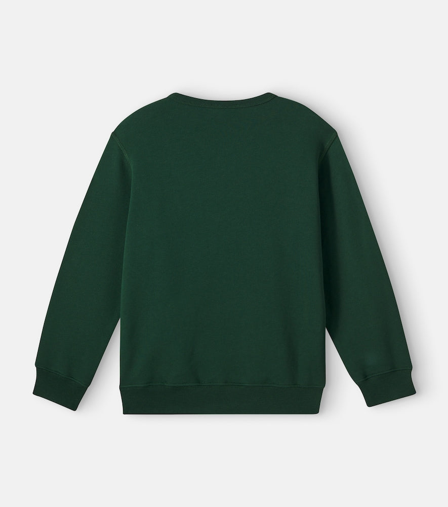 Medusa cotton jersey sweatshirt