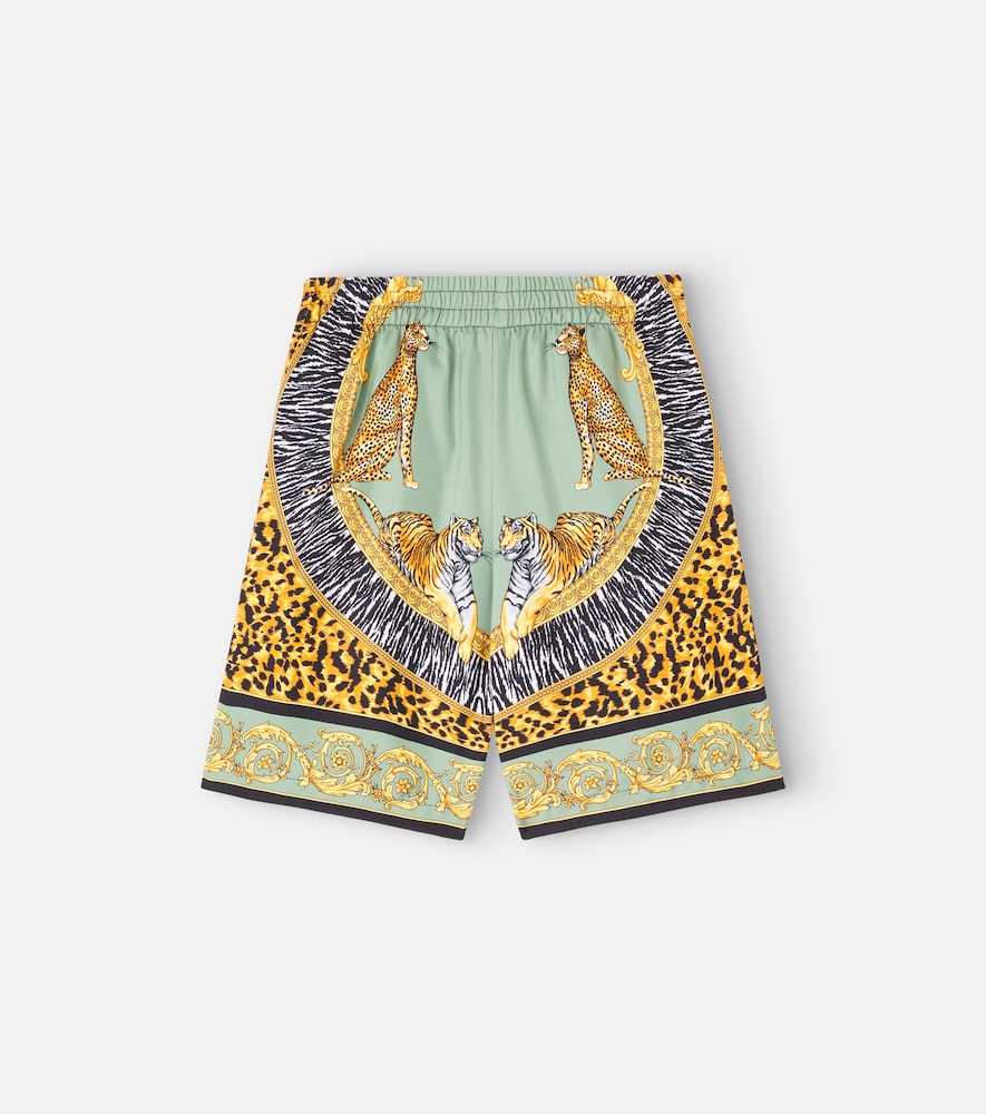Wild Cats silk shorts