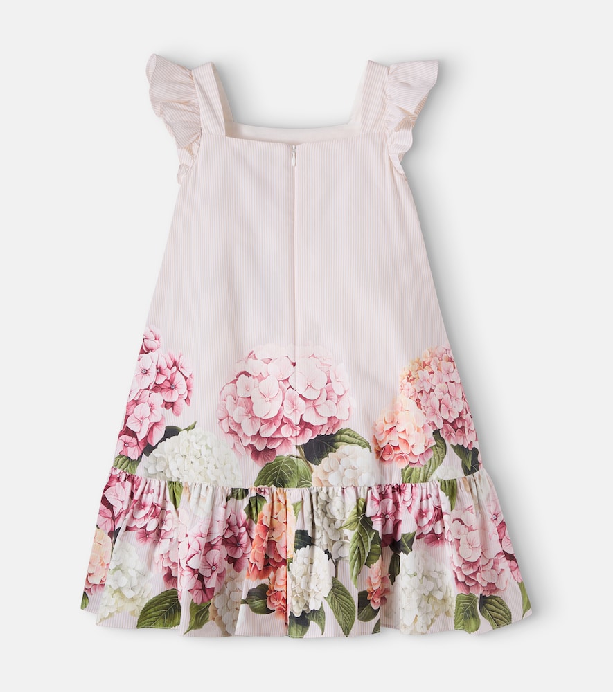DG floral striped cotton dress