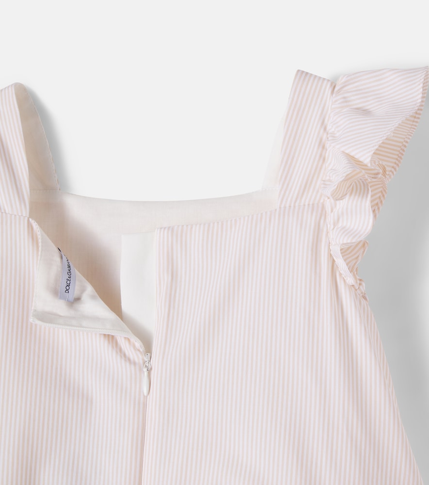 DG floral striped cotton dress