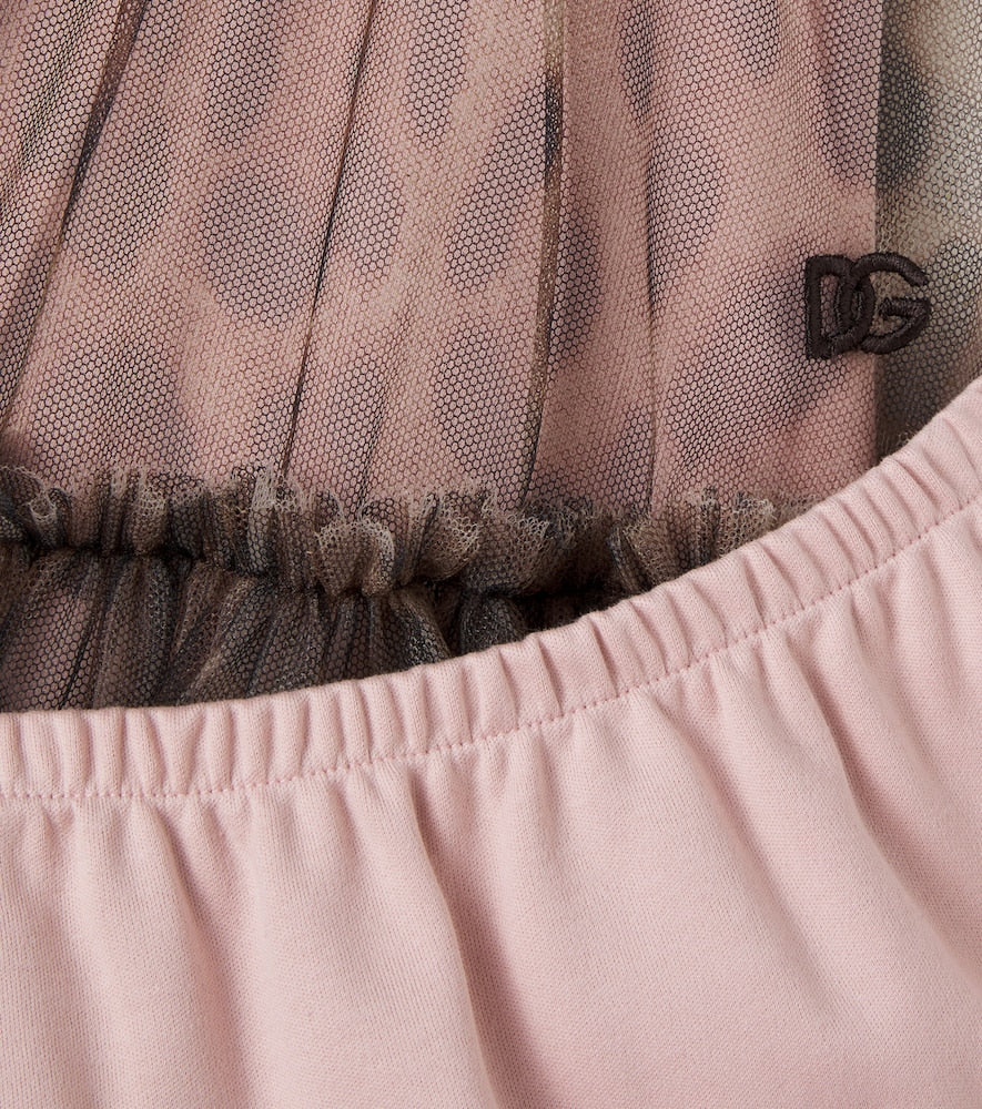 Baby leopard-print tulle dress
