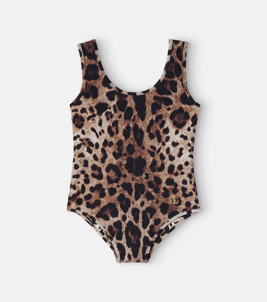 Leopard-print swimsuit