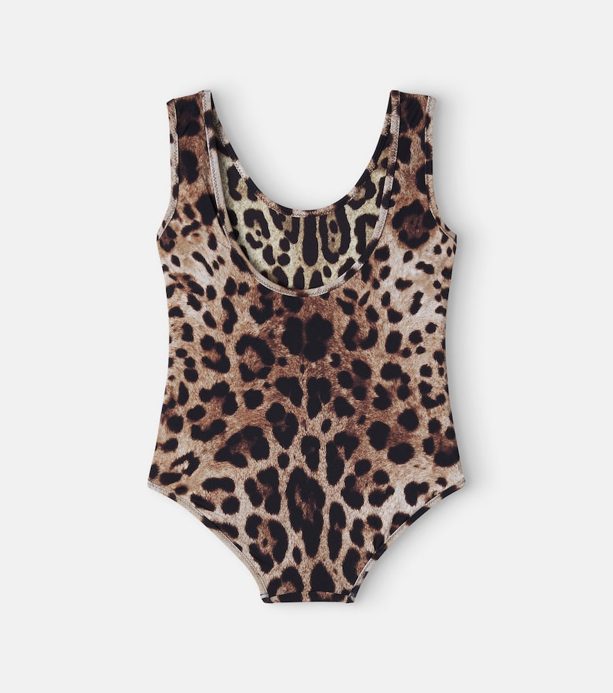 Leopard-print swimsuit
