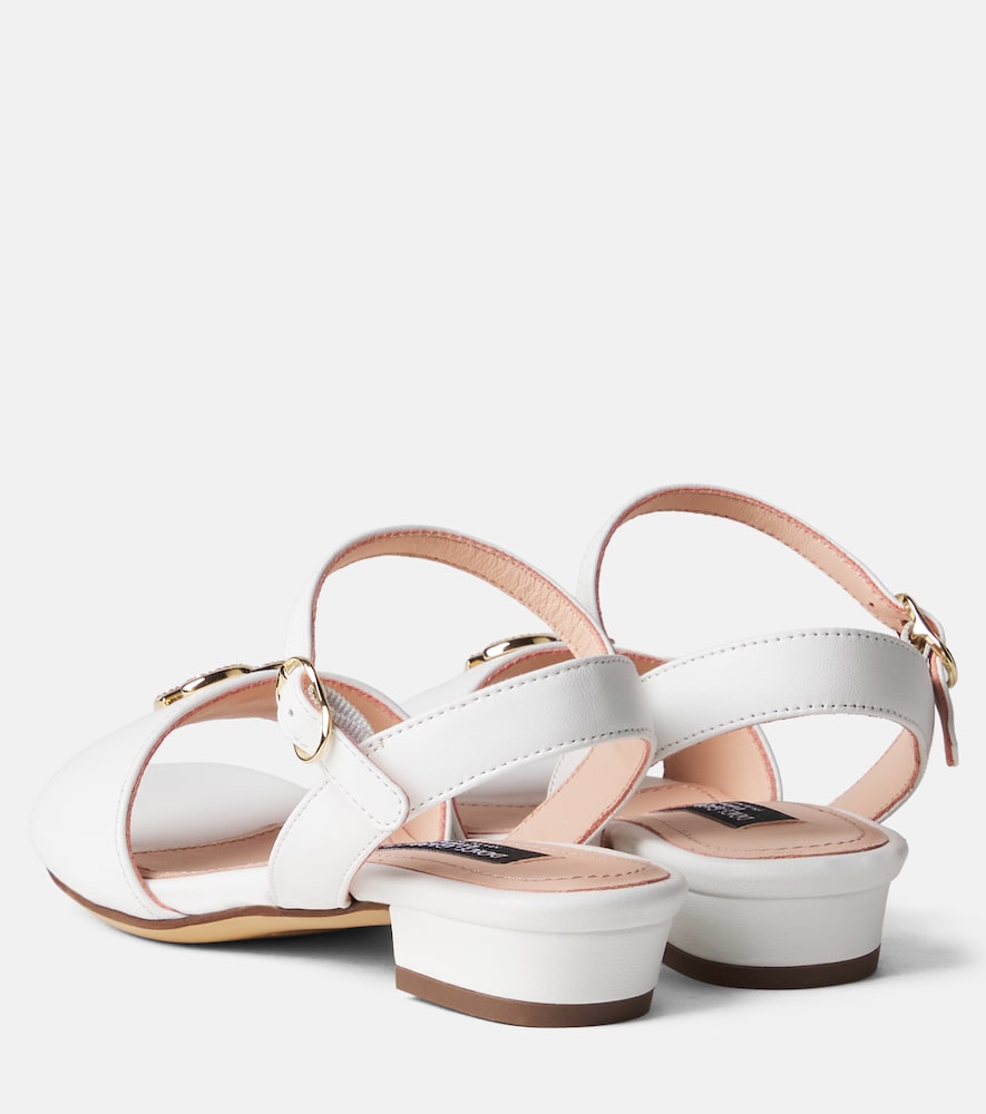 DG embellished leather sandals