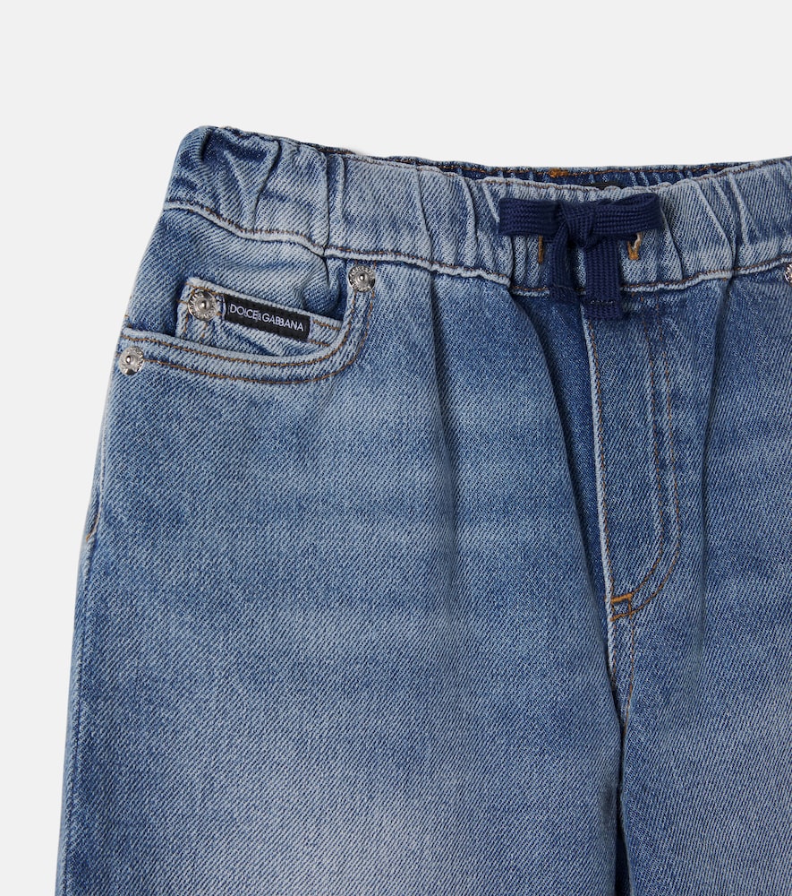 Denim bermuda shorts