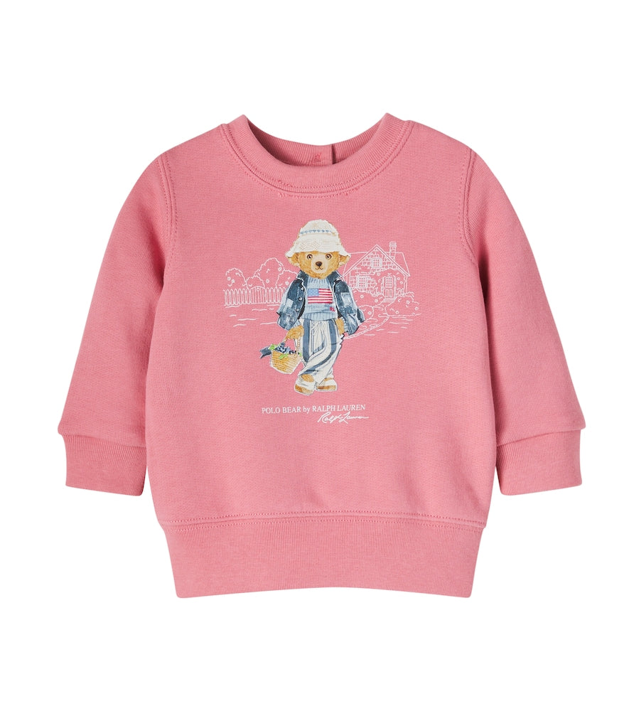 Baby Polo Bear cotton-blend sweatshirt
