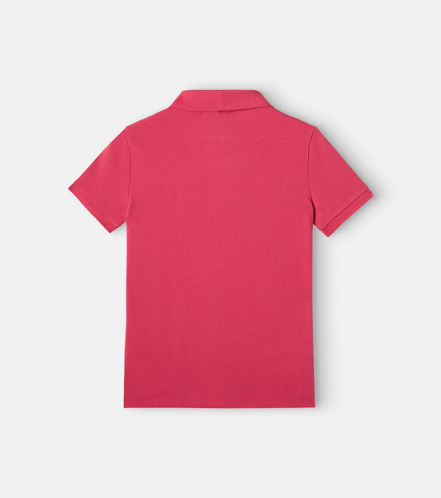Cotton piqué polo shirt