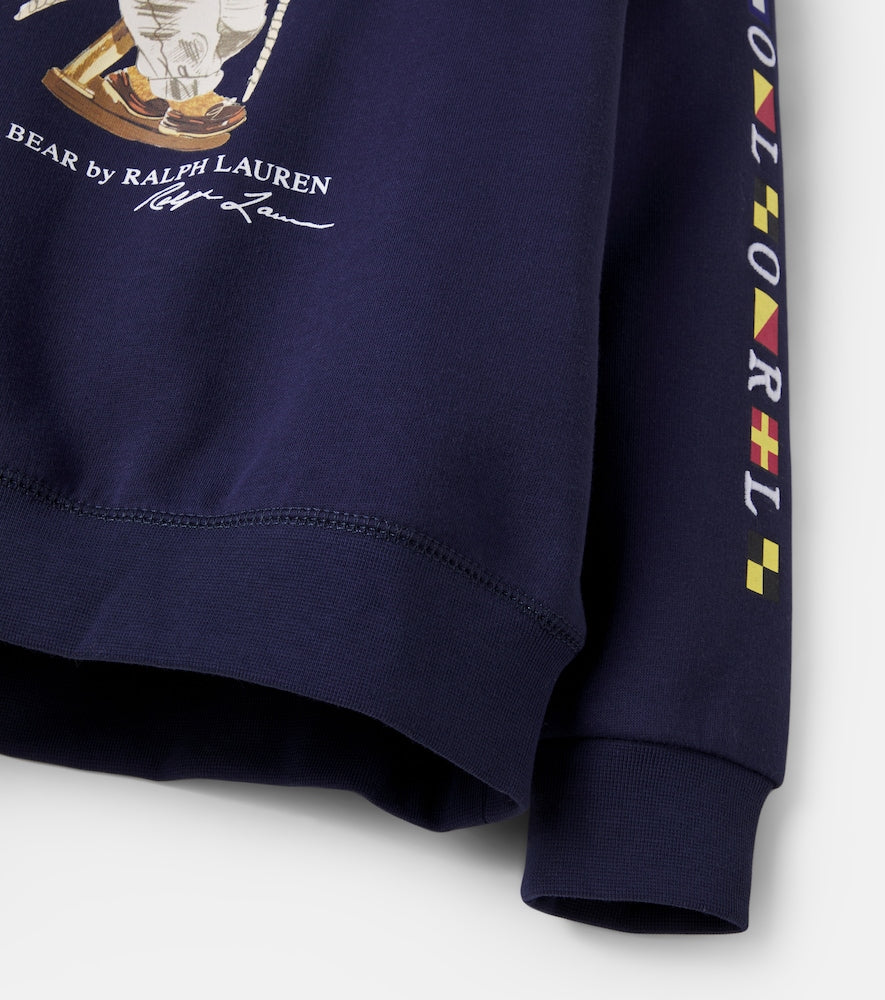 Polo Bear cotton-blend fleece sweatshirt