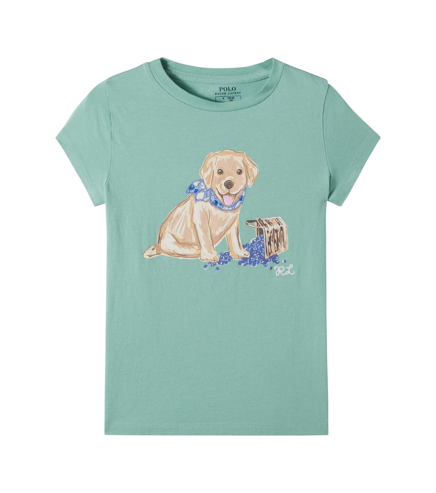 Printed cotton jersey T-shirt