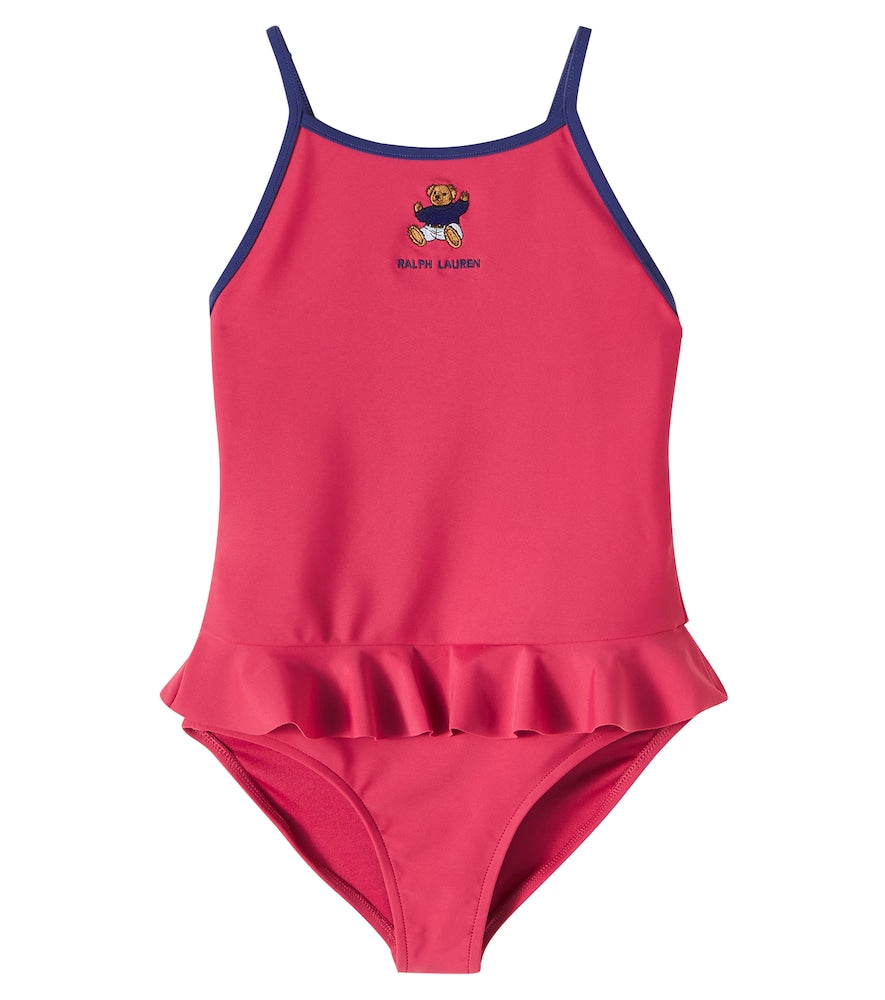 Polo Bear embroidered swimsuit