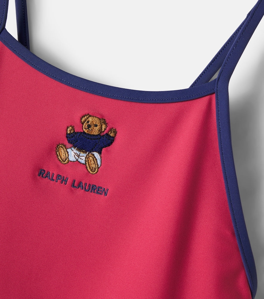 Polo Bear embroidered swimsuit