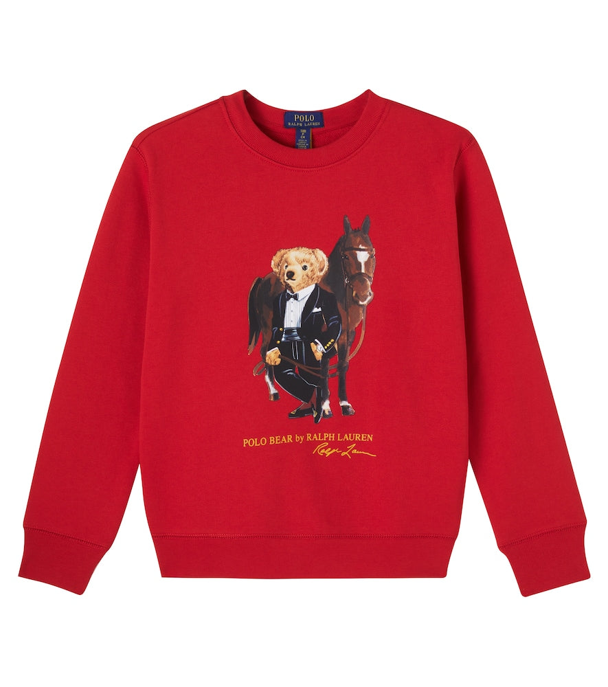 Polo Bear cotton sweatshirt