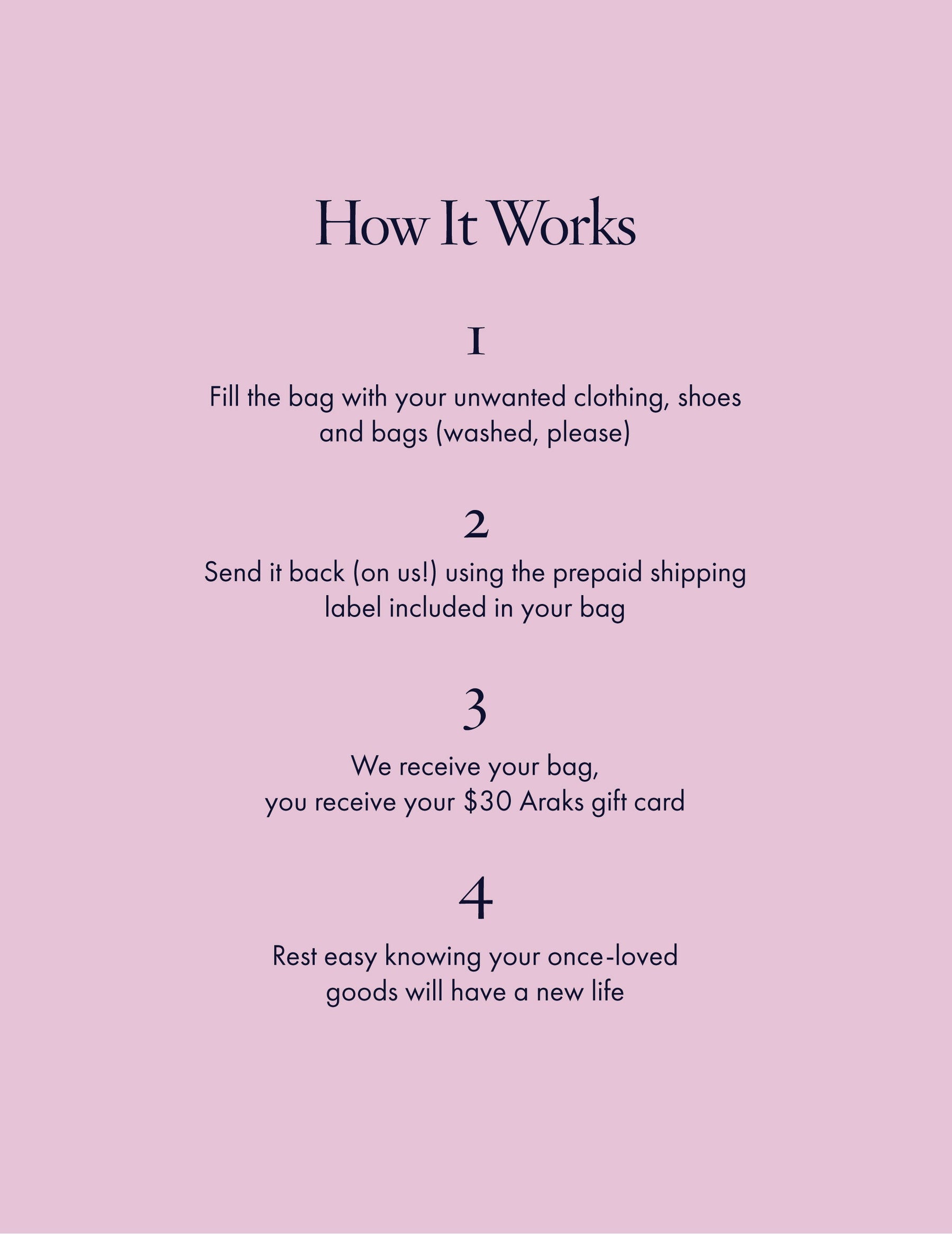 Clothing Recycling Bag