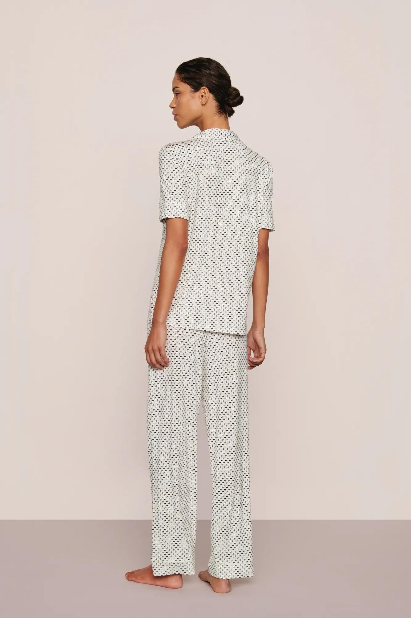 Gisele Printed TENCEL™ Modal Short Sleeve Pant PJ Set