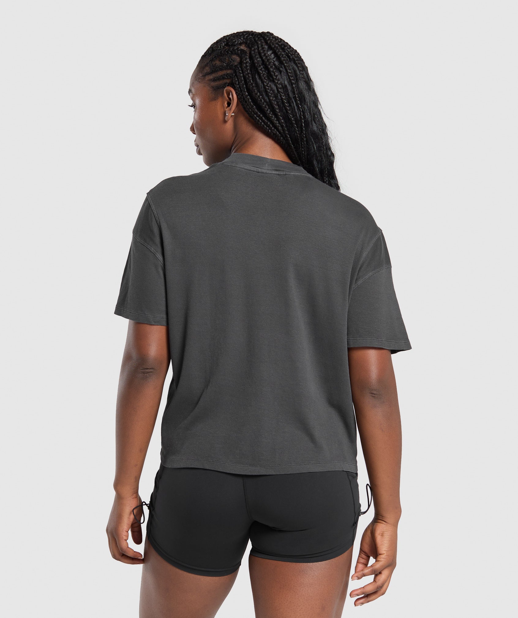 Gymshark Premium Legacy Washed Oversized T-Shirt - Black