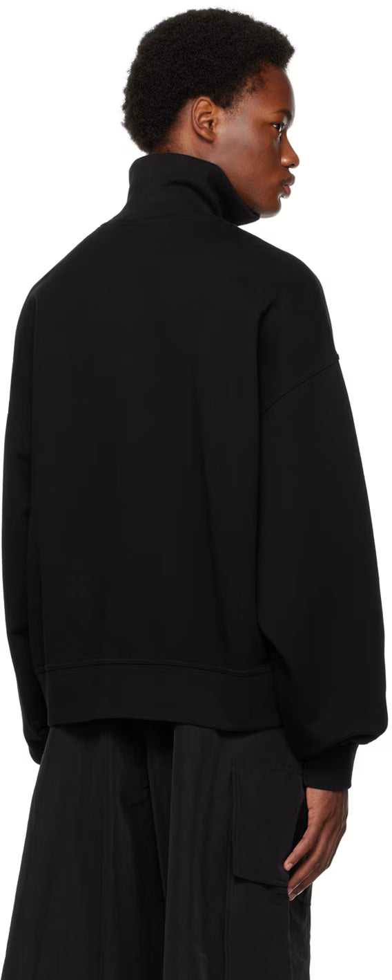 Black Quarter Zip Sweatshirt