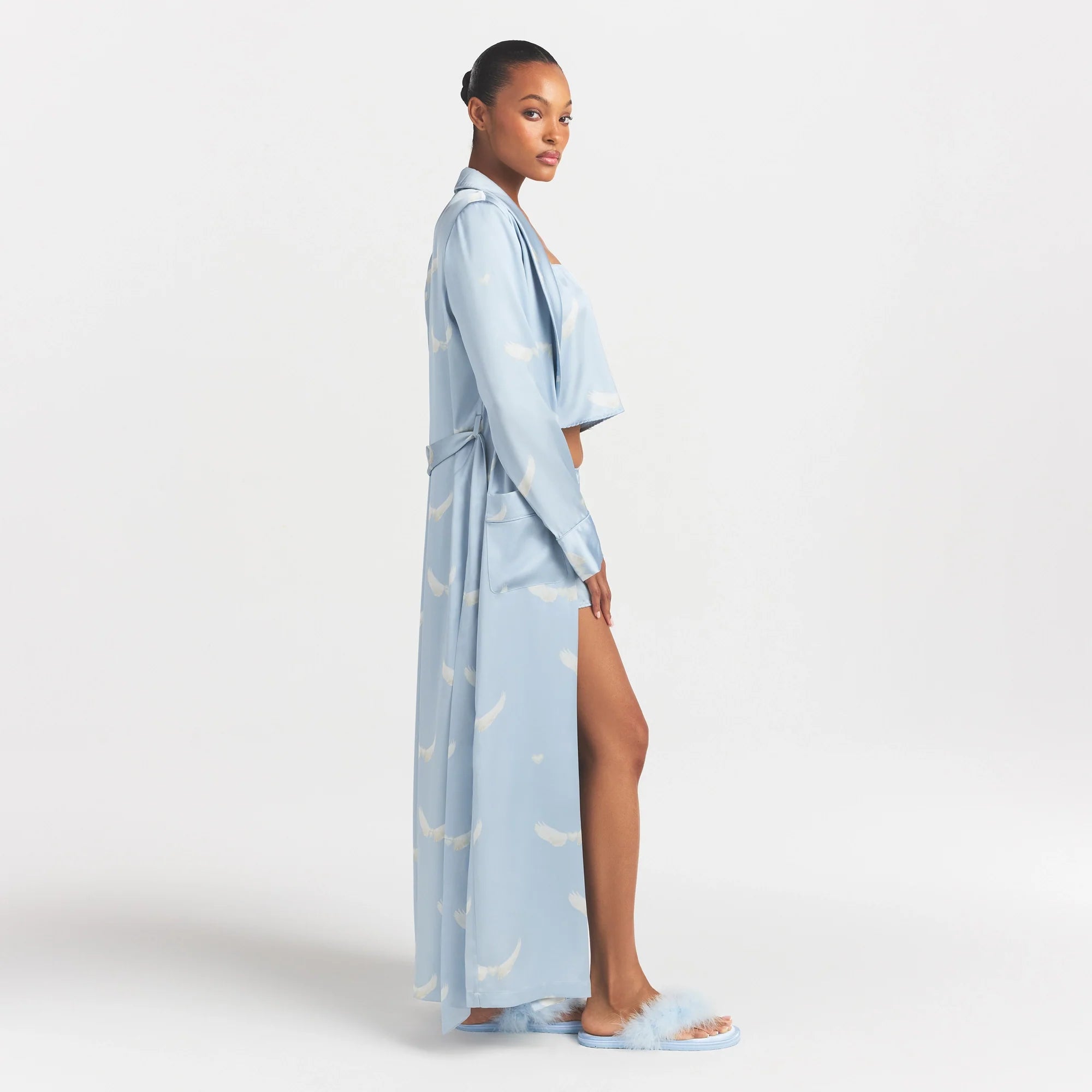 Woven Shine Long Robe