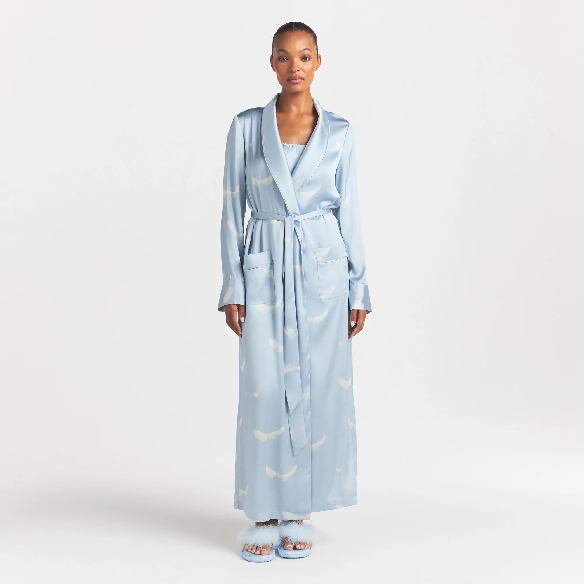 Woven Shine Long Robe
