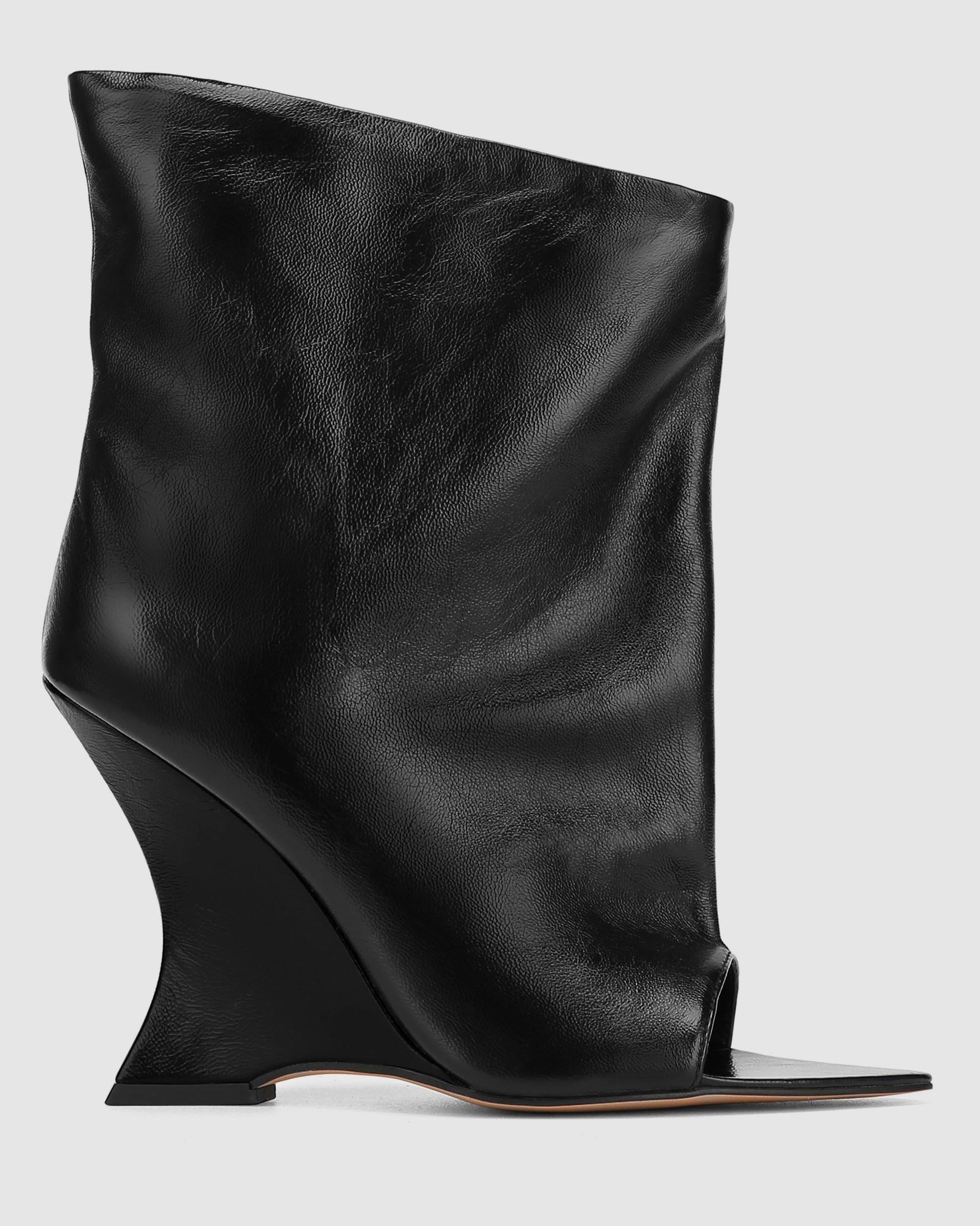 Reptile Black Leather