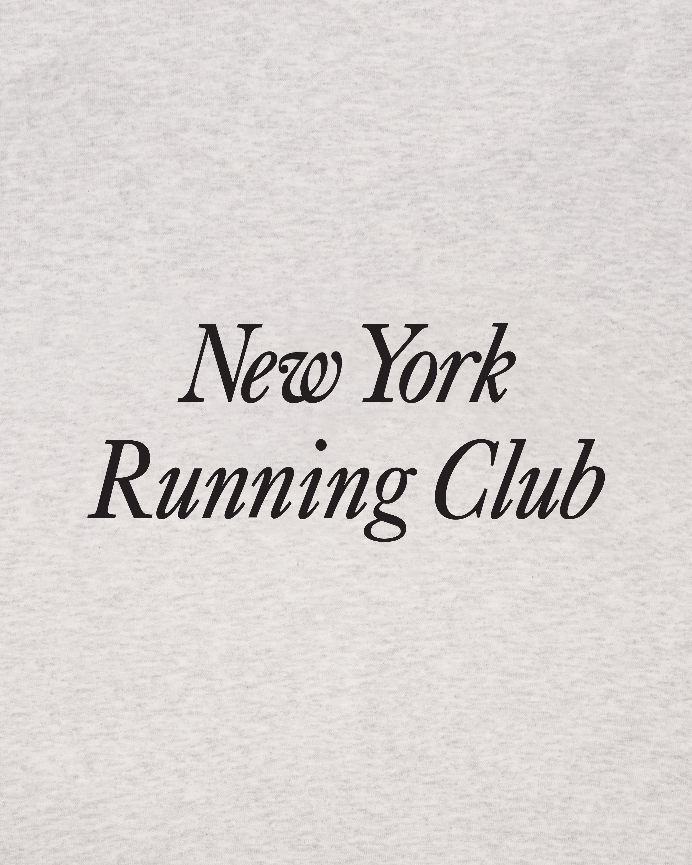 Run Club Zip Hoodie - Heather Gray/Black