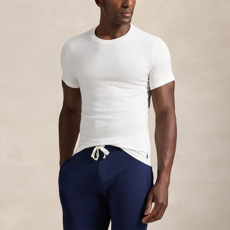 Ralph Lauren 2 Pack Crew Neck T Shirts White