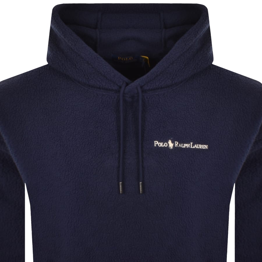 Ralph Lauren Borg Fleece Hoodie Navy