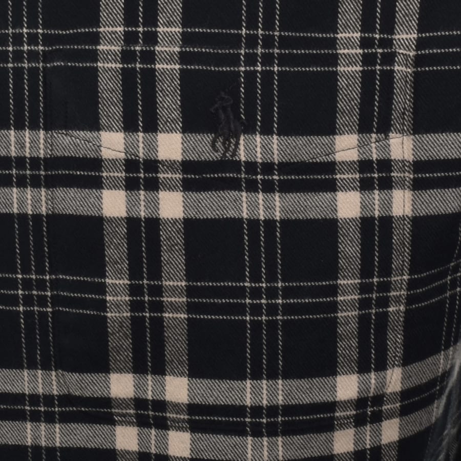 Ralph Lauren Check Long Sleeve Shirt Black