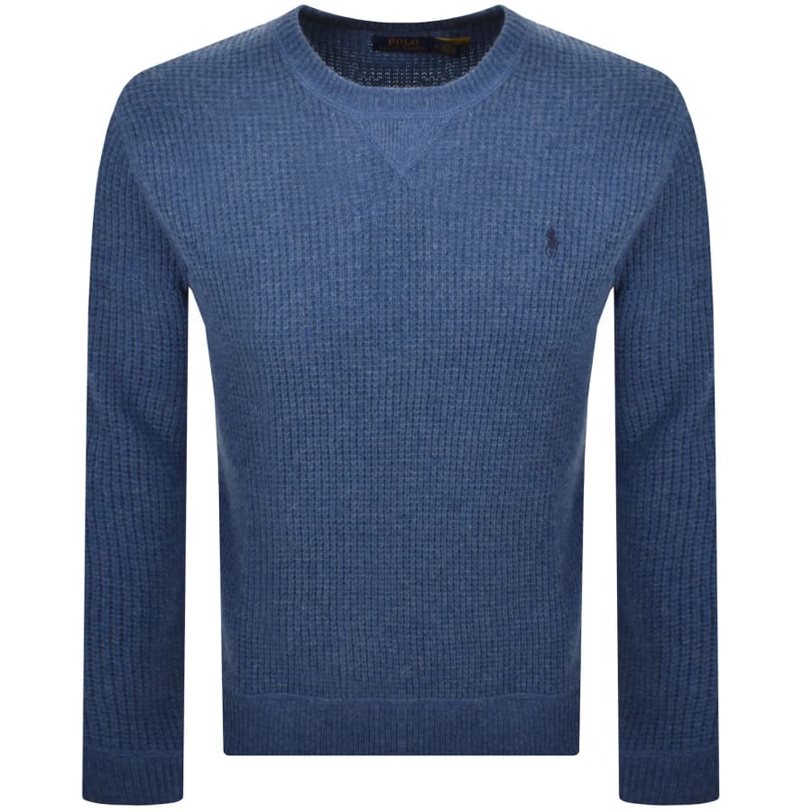 Ralph Lauren Crew Neck Knit Jumper Blue