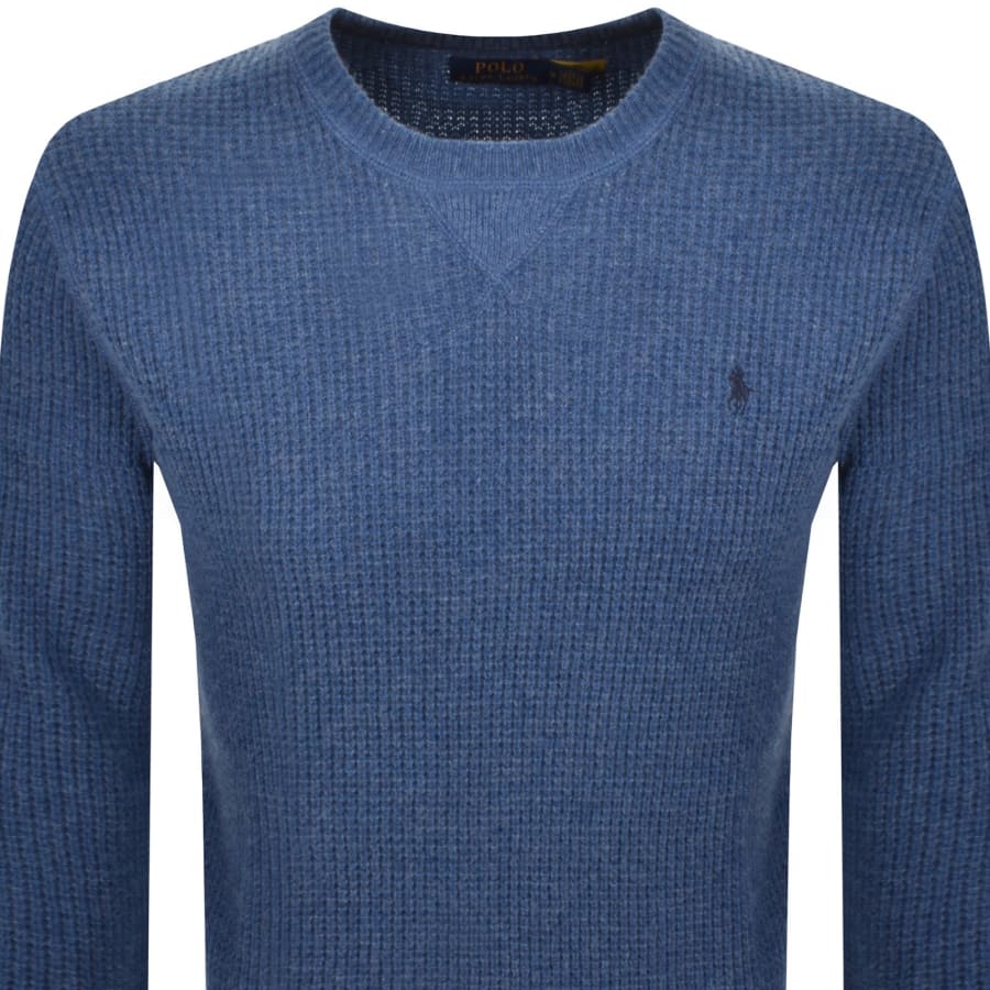 Ralph Lauren Crew Neck Knit Jumper Blue