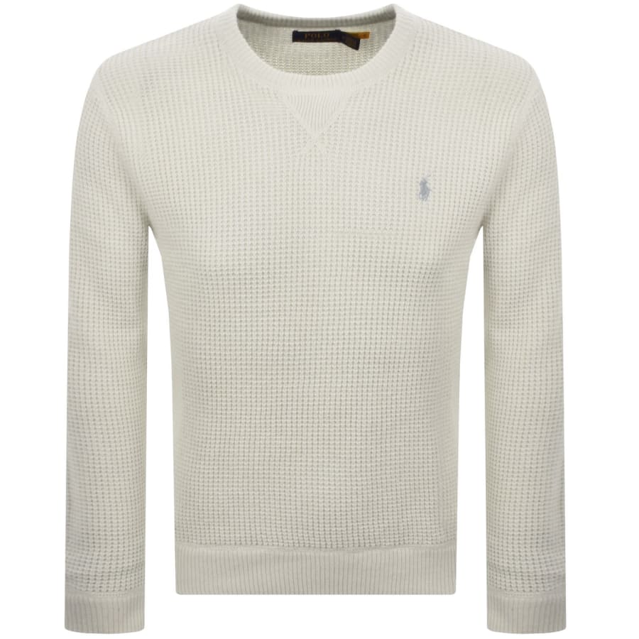 Ralph Lauren Crew Neck Knit Jumper Cream