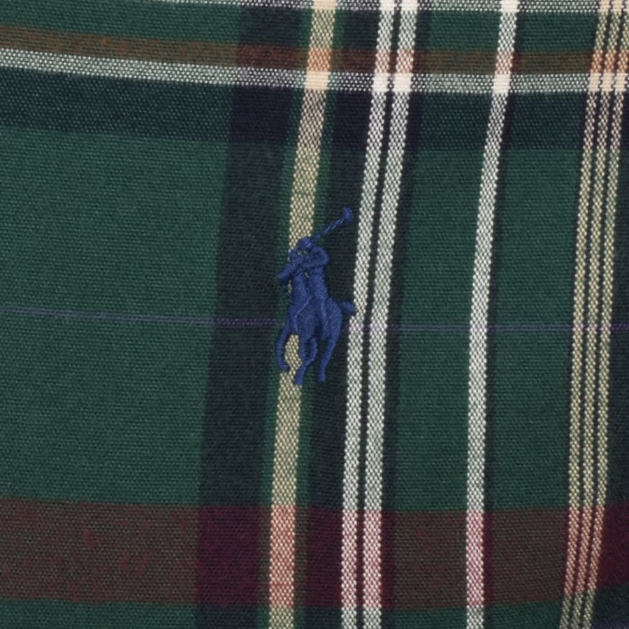 Ralph Lauren Custom Fit Long Sleeve Shirt Green