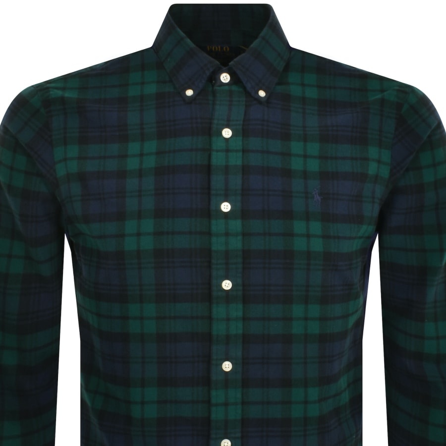Ralph Lauren Custom Fit Long Sleeve Shirt Green