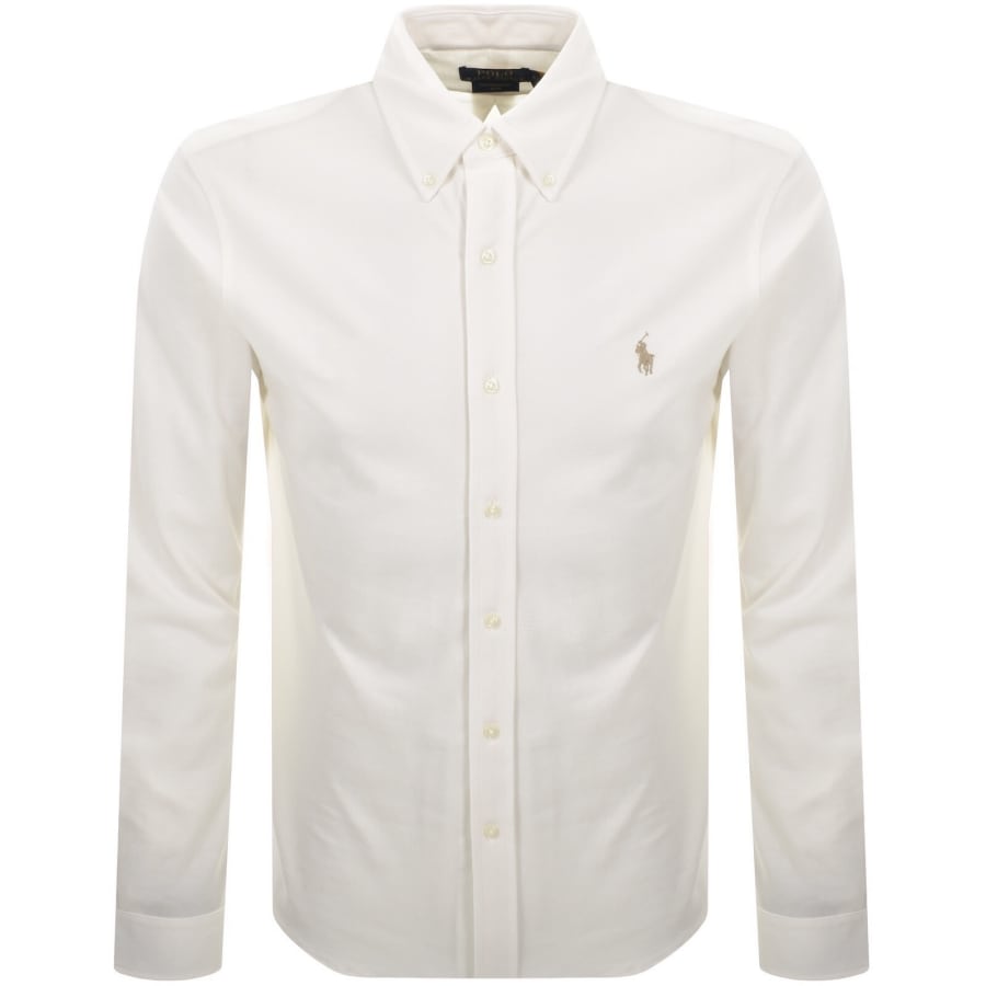 Ralph Lauren Featherweight Mesh Shirt Cream