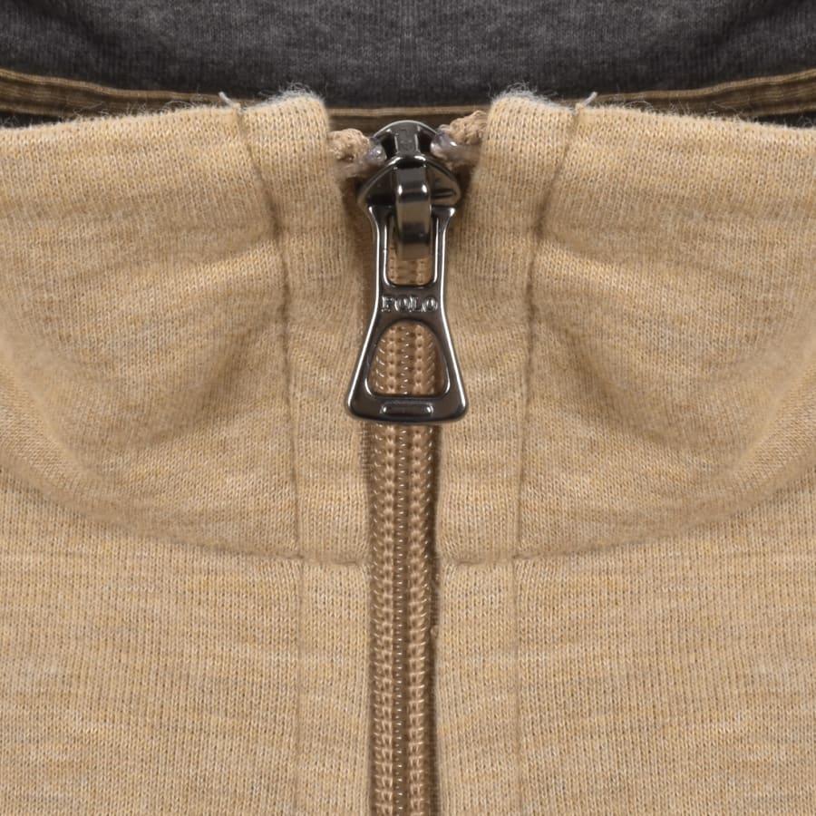 Ralph Lauren Half Zip Sweatshirt Brown