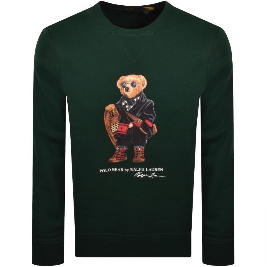 Ralph Lauren Holiday Bear Sweatshirt Green
