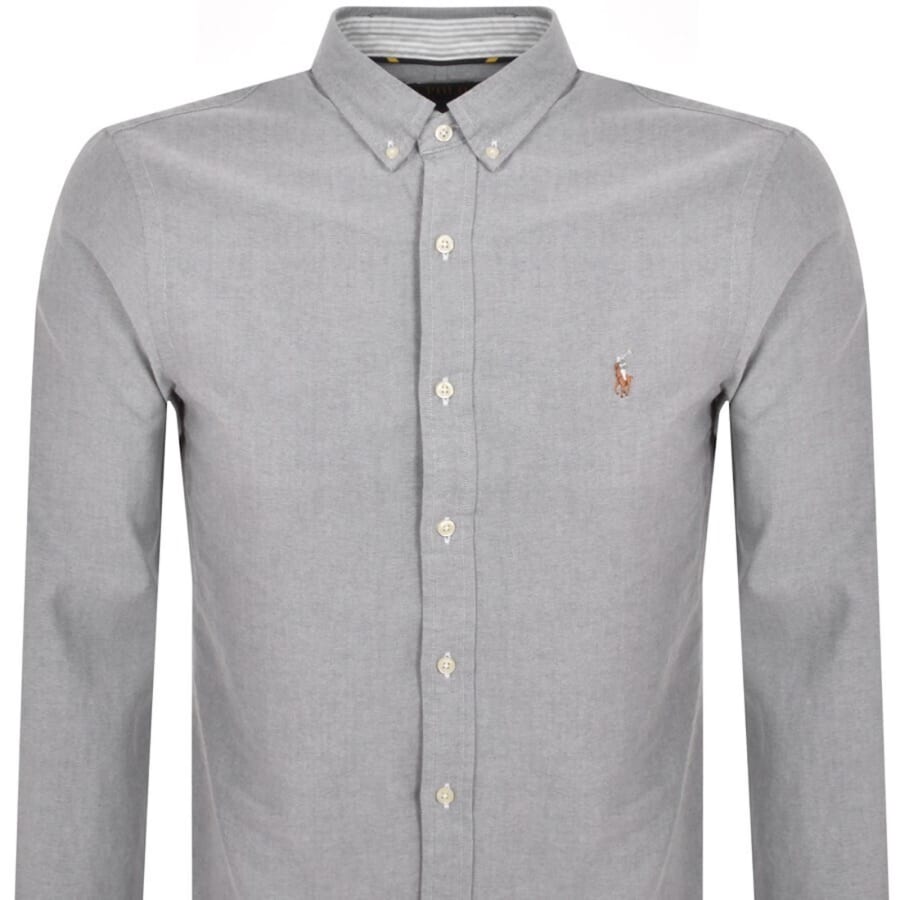 Ralph Lauren Oxford Long Sleeved Shirt Grey
