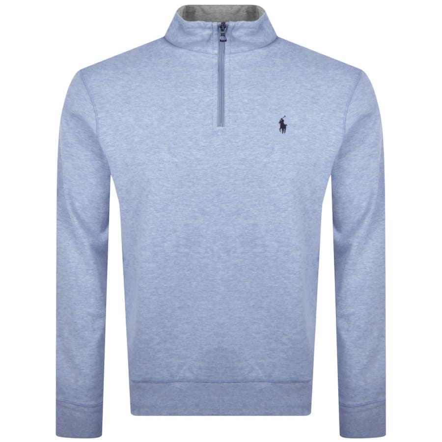 Ralph Lauren Quarter Zip Sweatshirt Blue