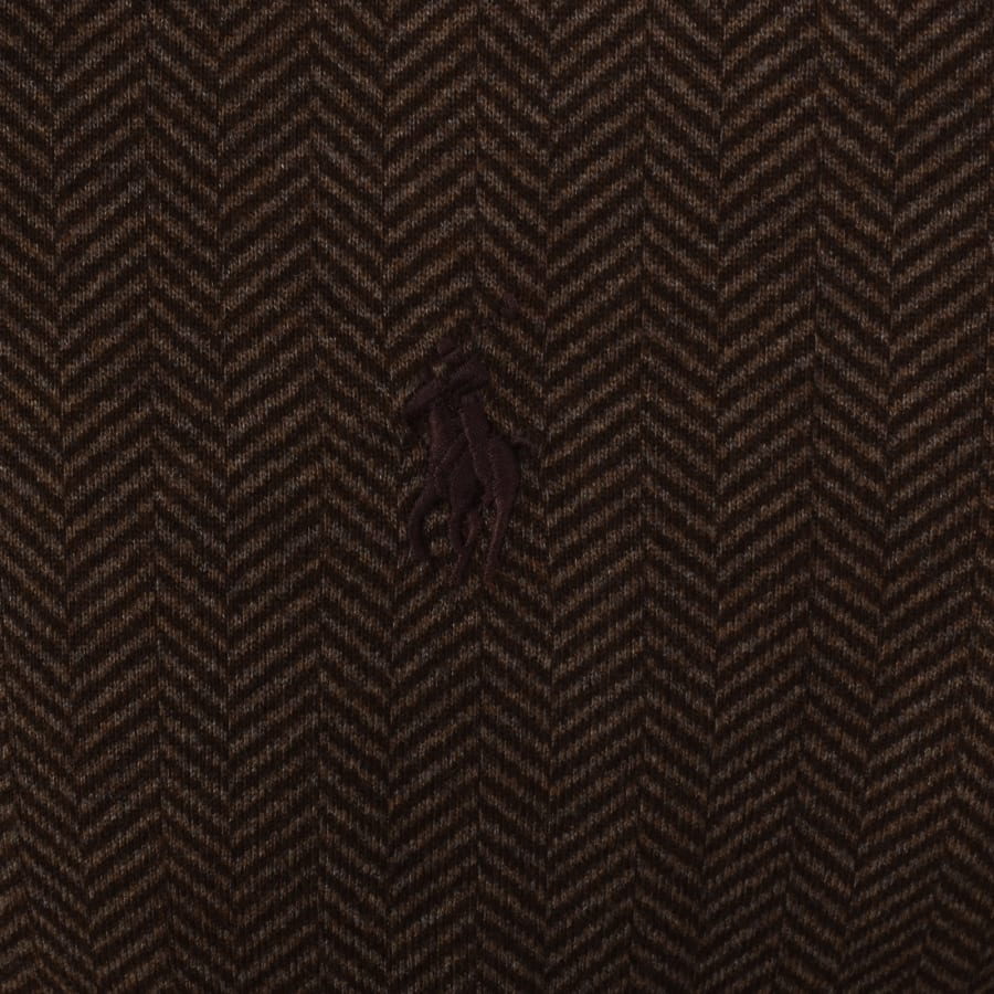 Ralph Lauren Quarter Zip Sweatshirt Brown