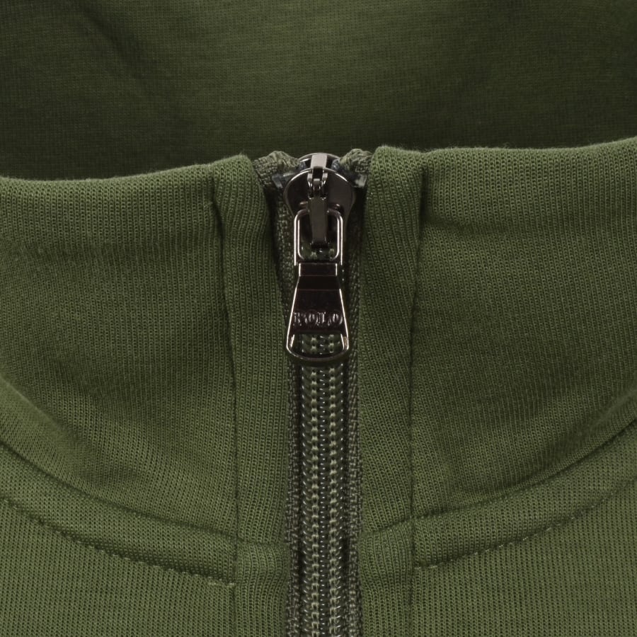 Ralph Lauren Quarter Zip Sweatshirt Green