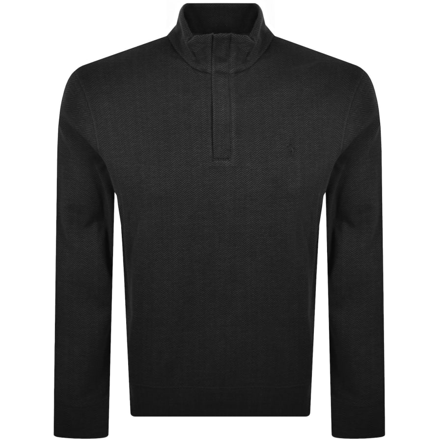 Ralph Lauren Quarter Zip Sweatshirt Grey