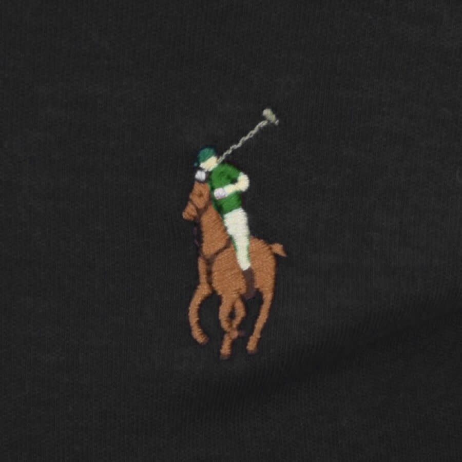 Ralph Lauren Slim Fit Polo T Shirt Black