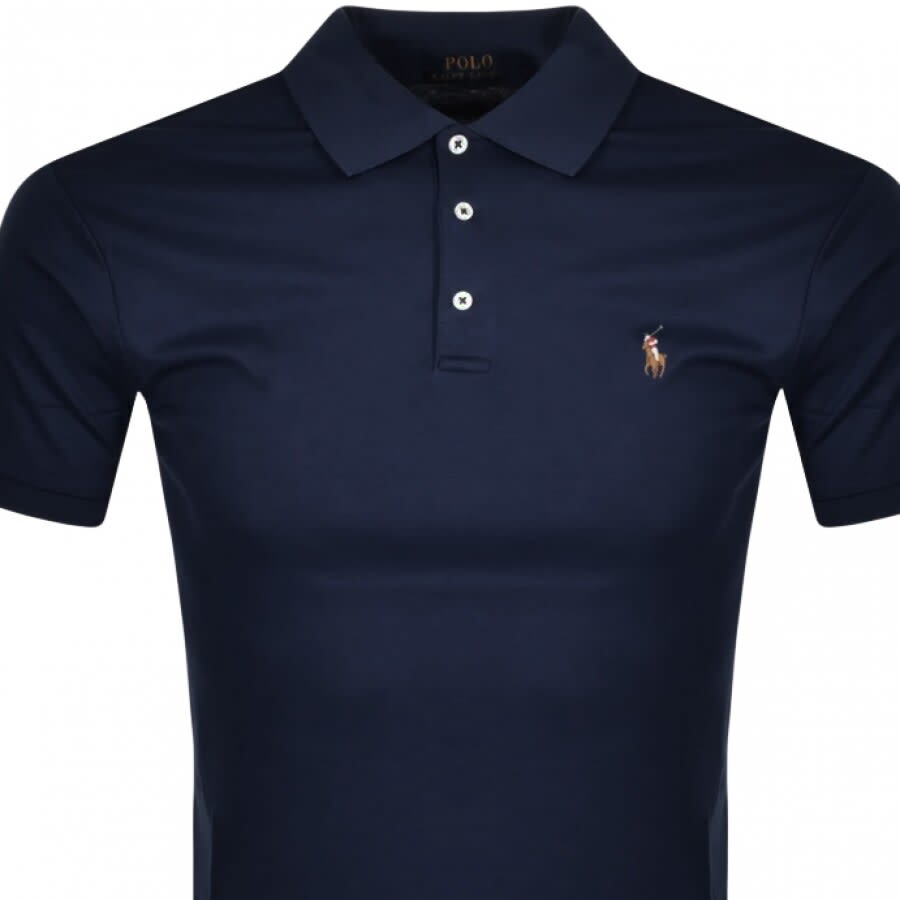 Ralph Lauren Slim Fit Polo T Shirt Navy