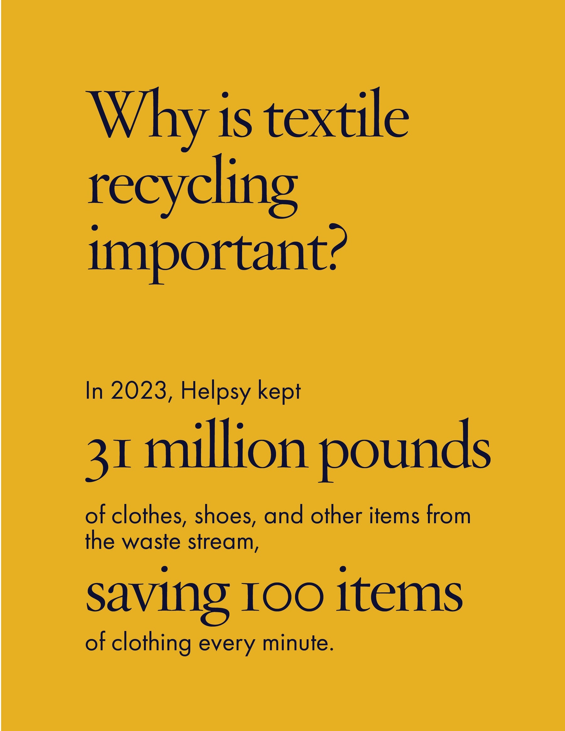 Clothing Recycling Bag