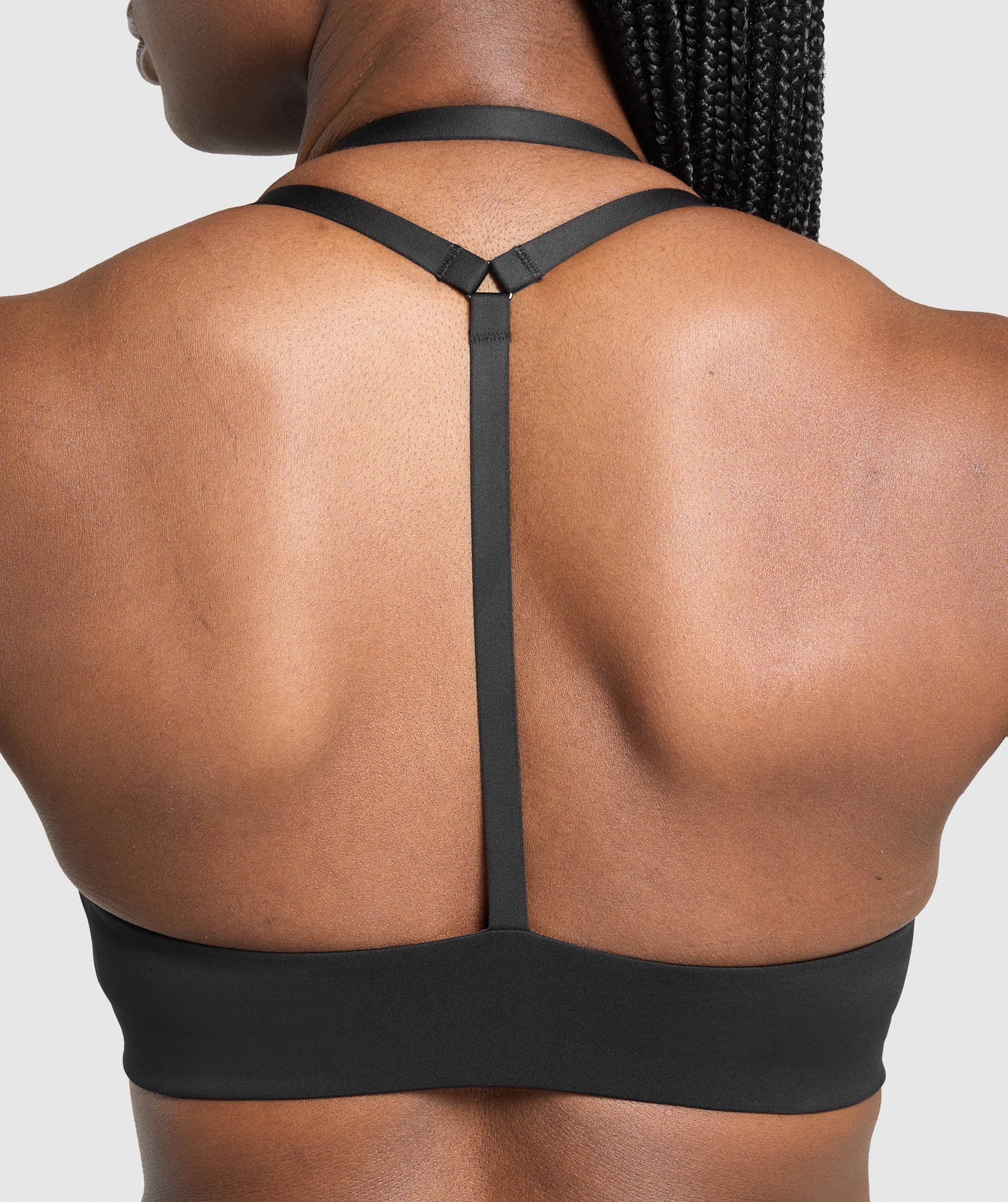 Gymshark Reps T Back Sports Bra - Black