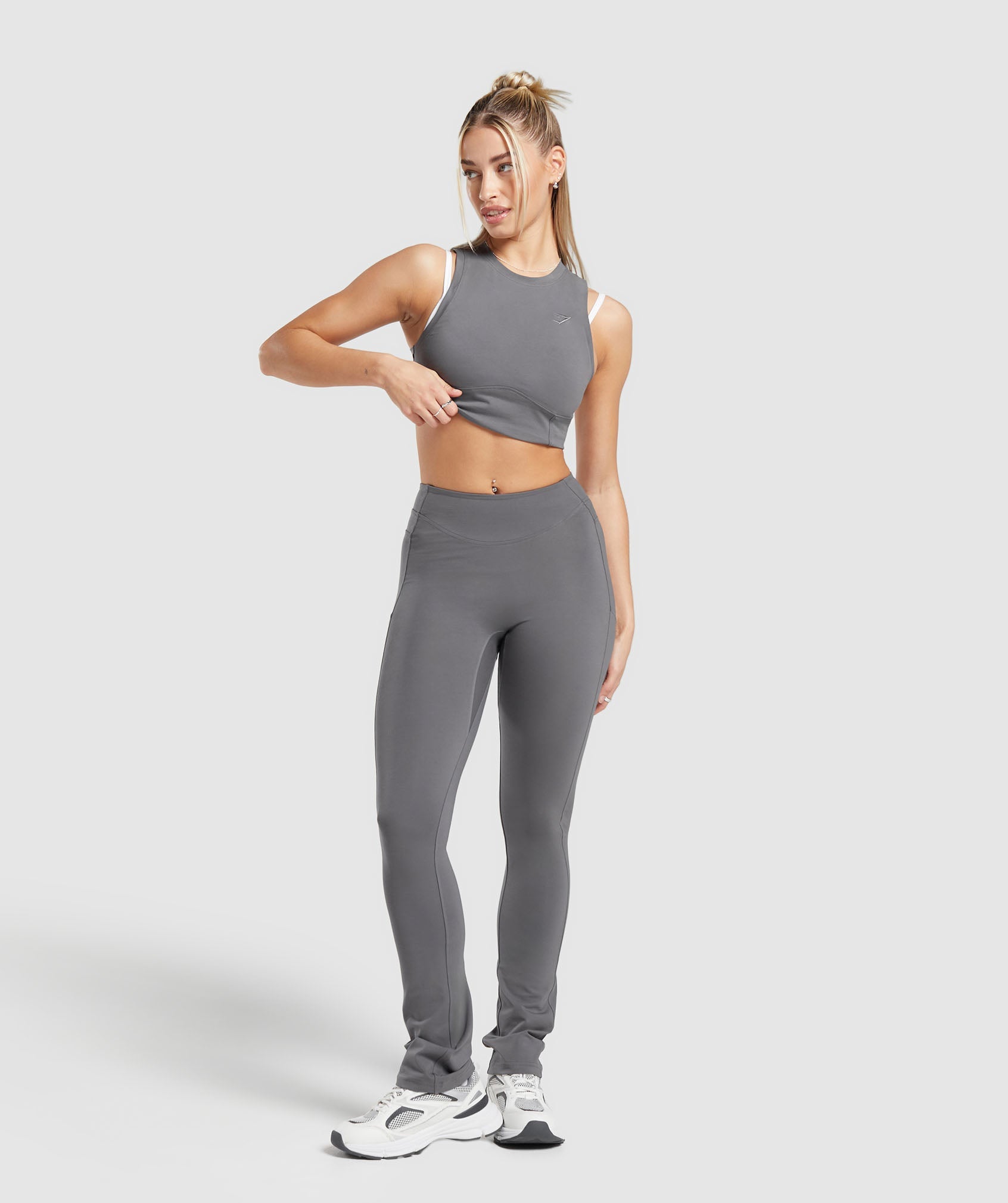 Gymshark Rest Day Cotton Contour Tank - Brushed Grey
