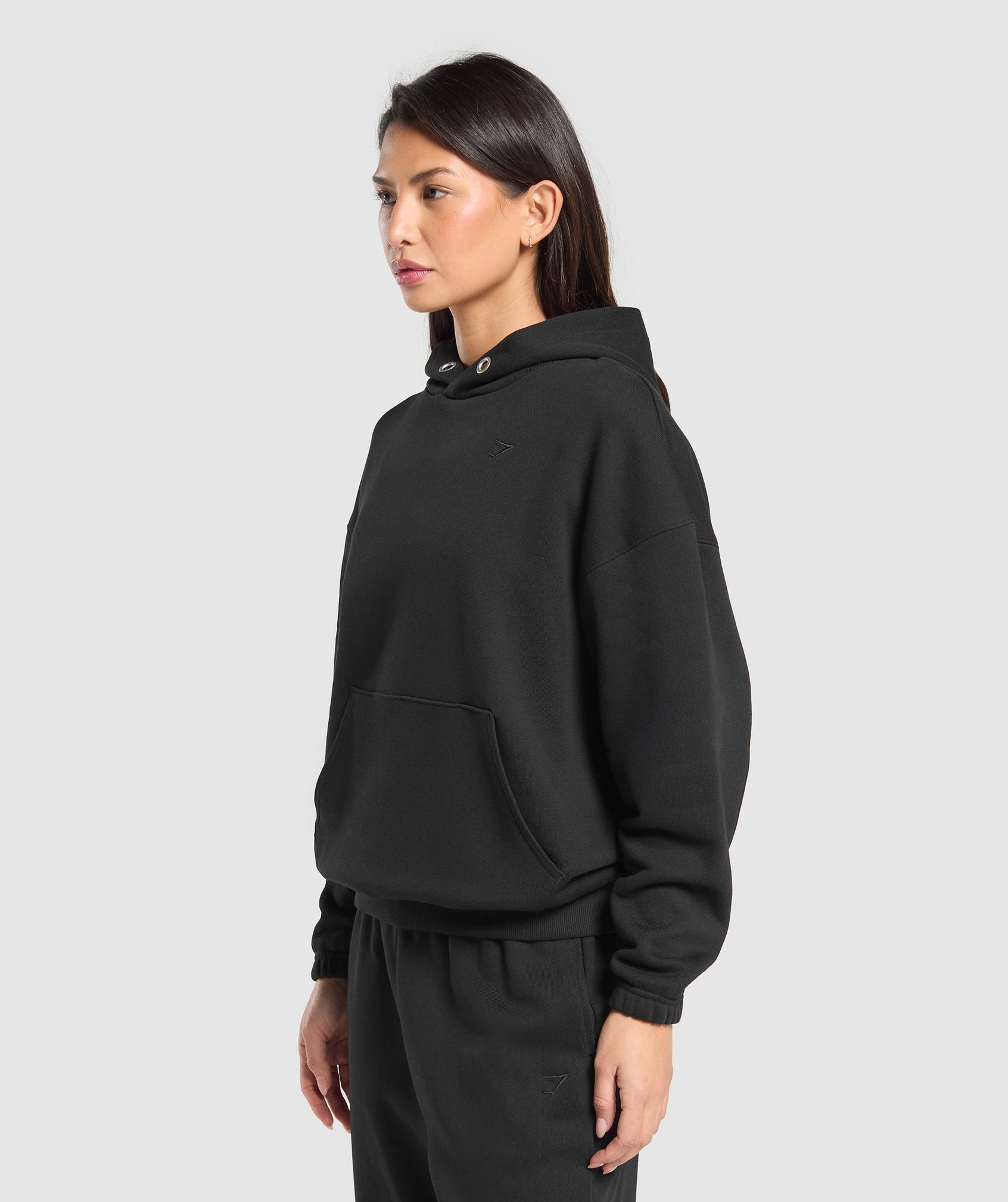 Gymshark Rest Day Sweats 2.0 Oversized Hoodie - Black