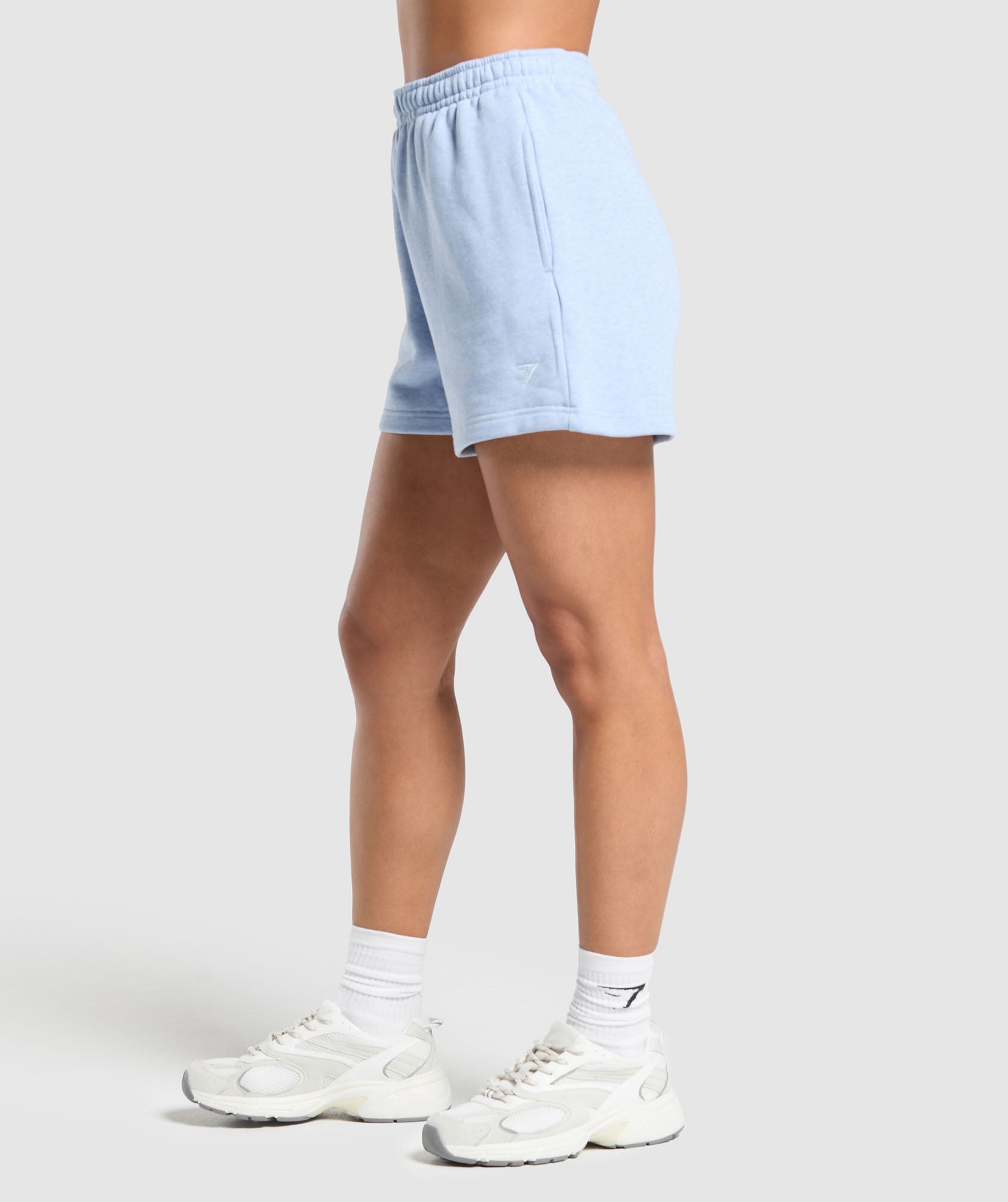 Gymshark Rest Day Sweats 2.0 Shorts - Blue Marl