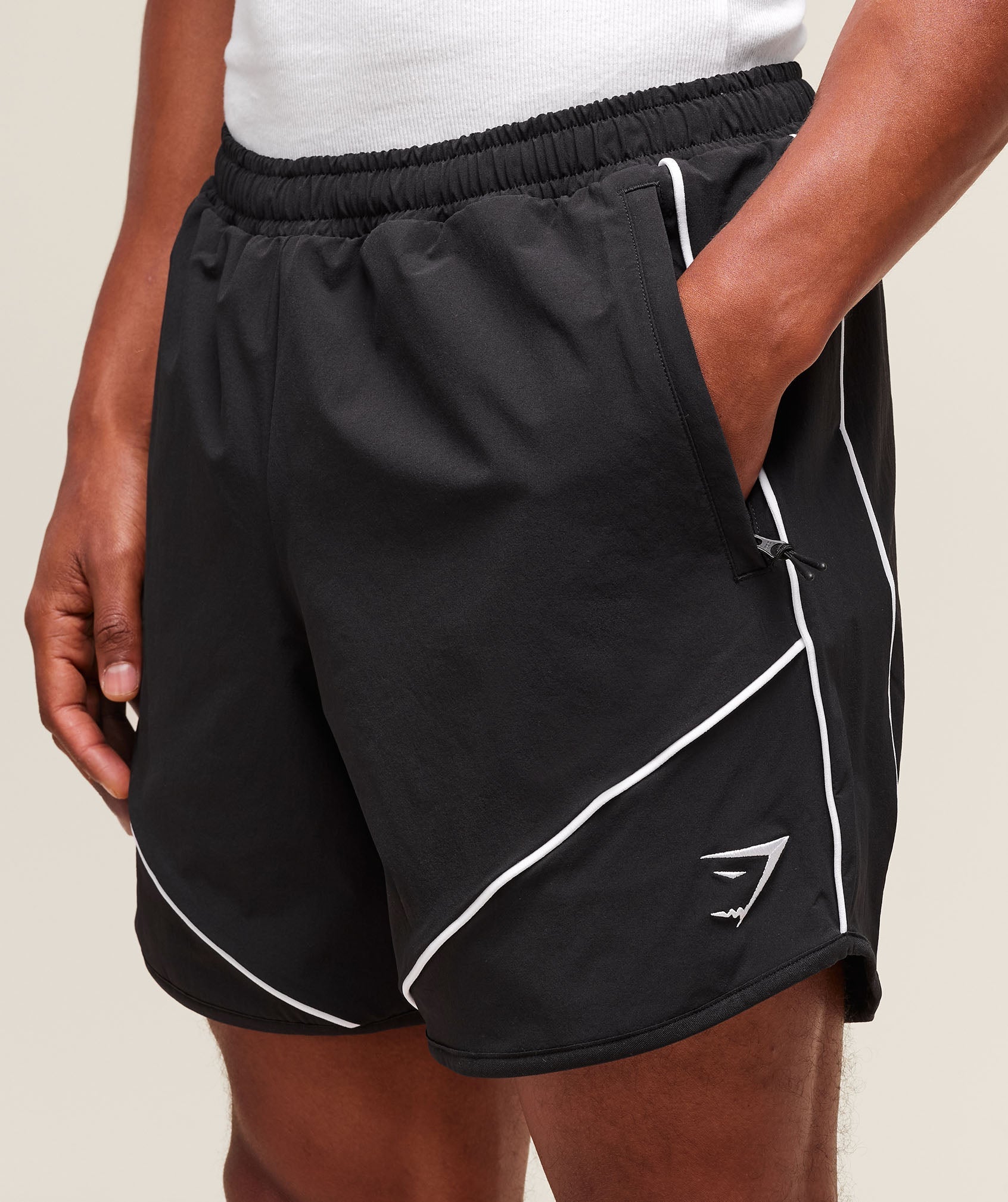 Gymshark Retro Shorts - Black